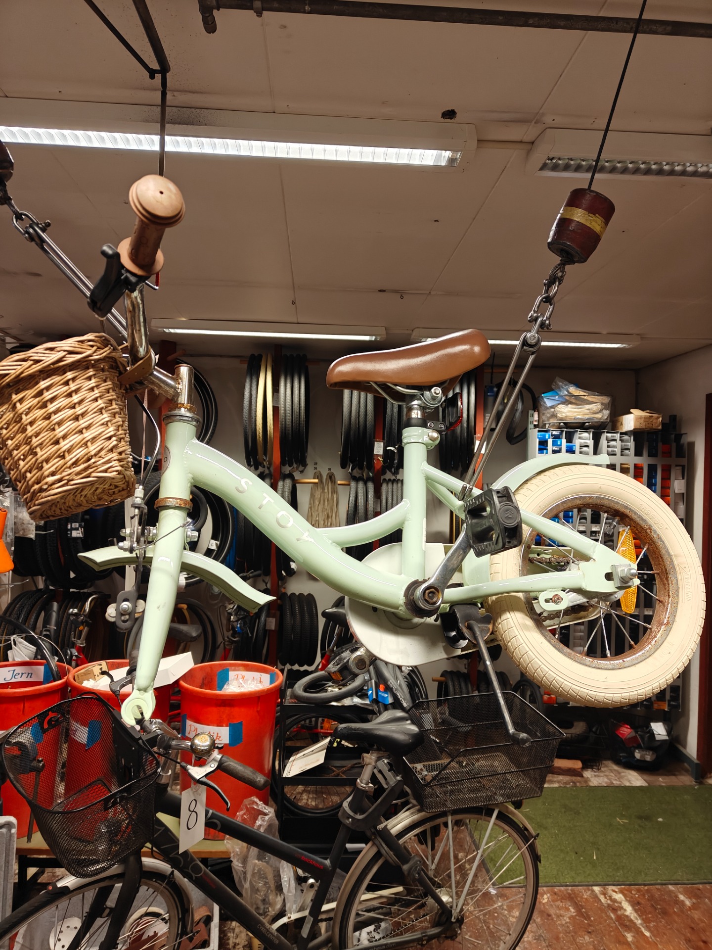 Ingen cykler er for små til service